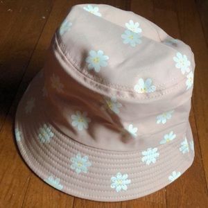 PINK FLORAL BUCKET HAT